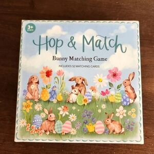 Hop & Match Bunny Matching Game NIB